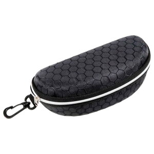 送料無料 眼鏡ケース サングラスケース 眼鏡入れ メガネ めがね ファスナー フック付き 無地 ヒョウ柄 おしゃれ シンプル 眼鏡小物 持ち運び 収納