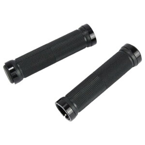 送料無料 自転車用グリップ ハンドルグリップ 左右セット 2本セット 工具付き 22mm 両側ロック ダブルロック 自転車グリップ 交換用 自転車用パーツ 自転車用品 自転車アクセサリー ロードバ