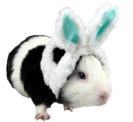送料無料 小動物用帽子 かぶり物 うさ耳 ウサギの耳 キャップ 耳当て ふかふか ふわふわ 防寒対策 コスプレ 小道具 ハムスター モルモット うさぎ フリーサイズ 調整可能 小動物用ウエア ファッション 小物 ペットグッズ