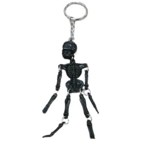 送料無料 キーホルダー キーリング 単品 1個 蓄光 反射 光る 男女兼用 レディース メンズ ガイコツ 骸骨 個性的 ユニーク おしゃれ ギフト 記念日 誕生日 父の日 プレゼント ファッション小物