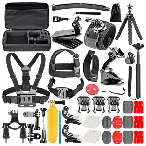 �������� GoPro �A�N�Z�T���[ 50�_�Z�b�g �S�[�v�� Hero13 12 11 10 9 �Ή� �}�E���g ���B��_ �O�r �X�|�[�c ���[�P�[�X�t��