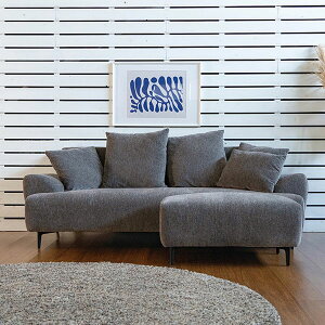 【クーポンで12%オフ10/27まで】【送料無料】【開梱設置】【ソファ】ローソファー ソファ 3人掛け ファブリック ソファ 3P シンプル ロータイプ 開梱設置 北欧 おしゃれ スツール付き 布製 3P