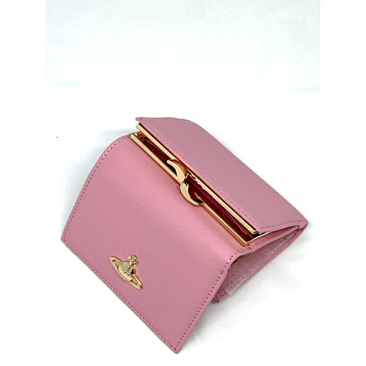 楽天市場】ヴィヴィアン ウエストウッド 三折り財布 エナメル ピンク  