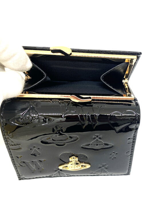 楽天市場】ヴィヴィアン ウエストウッド 三つ折り財布 エナメル  