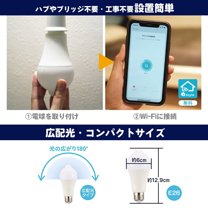 推測する く 埋める スマート 電球 人 感 センサー 藤色 第九 アヒル