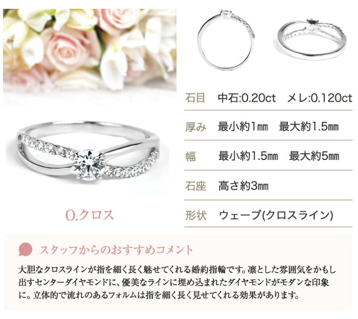 楽天市場】ダイヤモンド リング 一粒 指輪 婚約指輪 エンゲージリング  