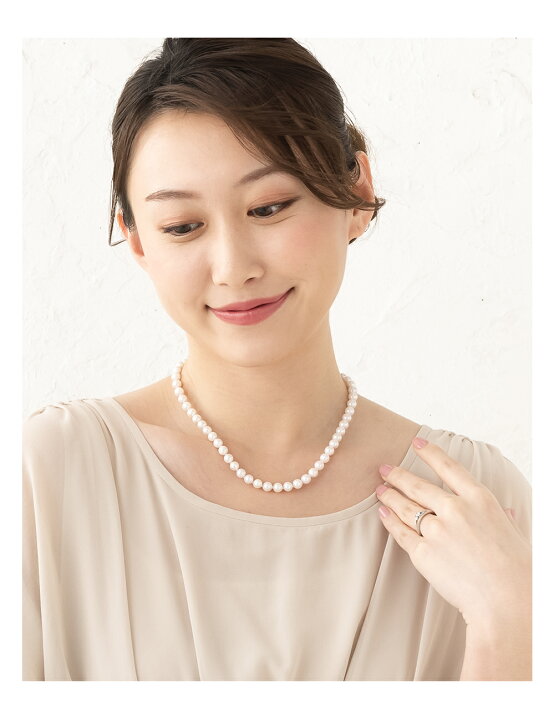 楽天市場】更にクーポン値引 真珠 ネックレス パール パールネックレス  