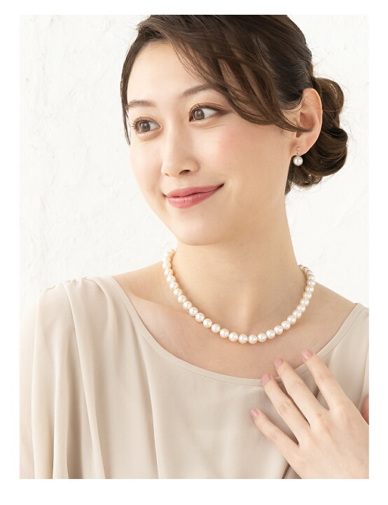 楽天市場】更にクーポン値引 本真珠 ネックレス パール 真珠 パール  