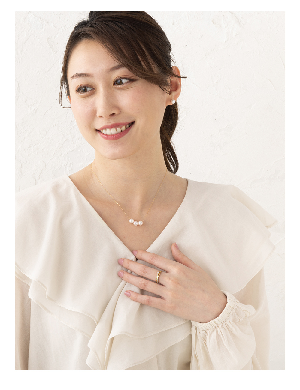 楽天市場】パール ネックレス 粒 K18 真珠ネックレス パールネックレス