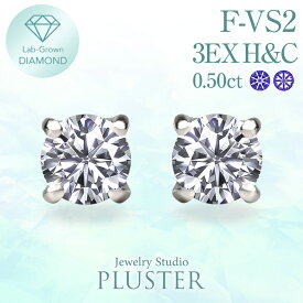 ダイヤモンド ピアス 一粒 0.5ct プラチナ 金属アレルギー ラボグロウン ダイヤ ダイヤモンドピアス ダイヤピアス 人工ダイヤ プラチナピアス ラボグロウンダイヤモンド レディース メンズ ジュエリー アクセサリー 記念日 誕生日 クリスマス プレゼント 女性 ギフト