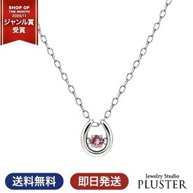 ダンシングストーン ネックレス レディース 10月 誕生石 トルマリン 天然石 サージカルステンレス 金属アレルギー ステンレス ブルートパーズ タンザナイト 1月 2月 3月 4月 5月 6月 7月 8月 9月 11月 12月 馬蹄 ホースシュー 誕生日 プレゼント 女性 ギフト