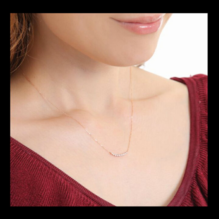 楽天市場】今買える！ ダイヤモンド ネックレス レディース ライン  