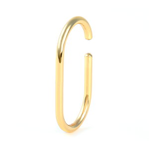 イヤーカフ パール 金属アレルギー対応 レディース イヤリング イヤーカフス イヤカフ オーバル 金属アレルギー 大ぶり ノンホールピアス 片耳 シンプル はさむ 18K 地金 イヤークリップ イ