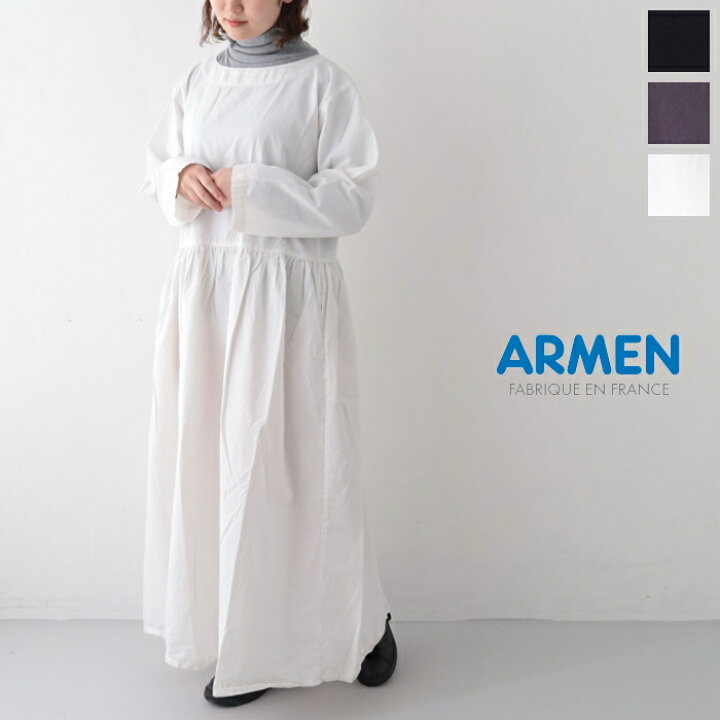 楽天市場】アーメン ボートネック 長袖ワンピース (INAM1951PD) POPLIN 