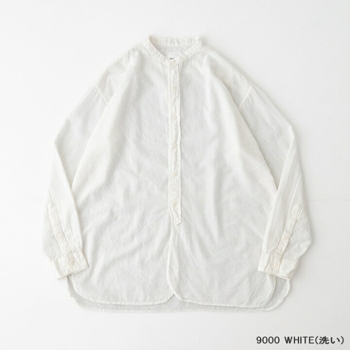 楽天市場】アーメン バンドカラーシャツ (INAM2501G3D) 30s GAUZE 