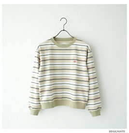 ダントン コットンポリエステル ボーダースウェットTシャツ (DT-C0203 TCB) T/C OPEN END JERSEY SWEAT T-SHIRT DANTON(レディース) *送料無料*【後払い決済不可】*