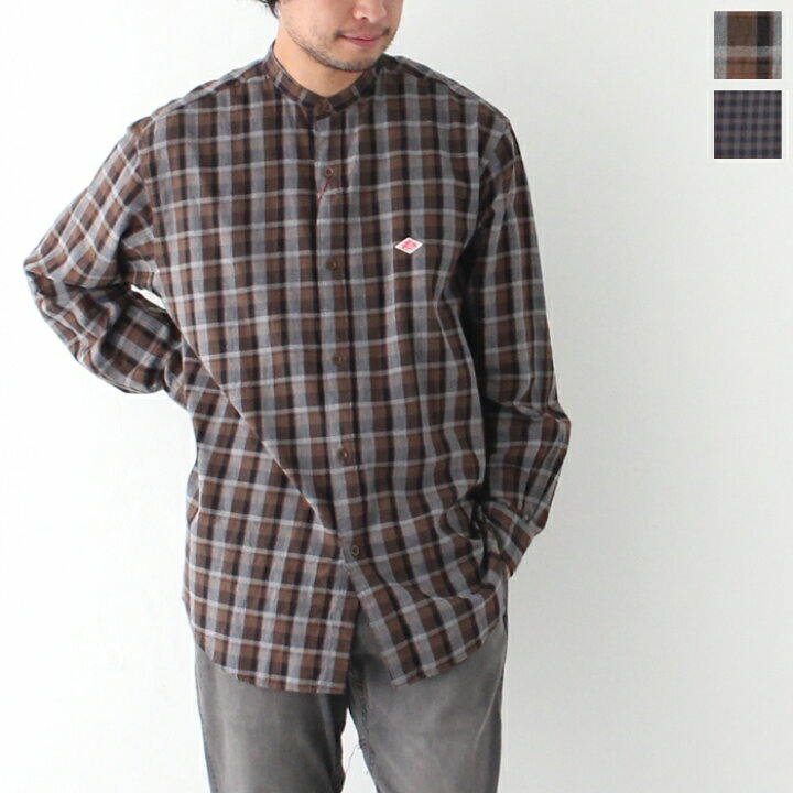 楽天市場 30 Off ダントン コットンツイル バンドカラーシャツ Dt B0003 Sve 2 2 Cotton Twill Band Collar Shirt L S Danton メンズ 送料無料 後払い決済不可 Plus Usp
