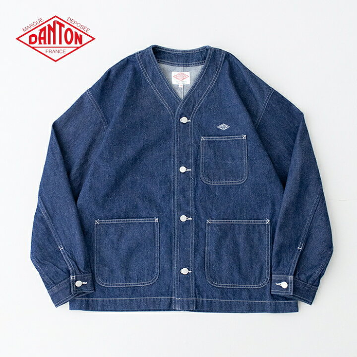 楽天市場】ダントン デニム カラーレスジャケット (DT-A0671 KDM) 11oz 