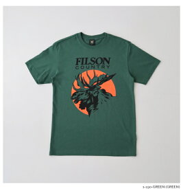 フィルソン パイオニア グラフィック 半袖Tシャツ (80464521006) S/S PIONEER GRAPHIC T-SH / MOOSE FILSON(メンズ) *送料無料*【後払い決済不可】【ポイント10倍】期間限定 4/22 20:00～5/1 1:59