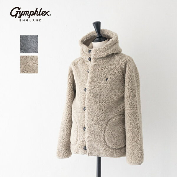 ジムフレックス  ボアフードジャケット (J-1185 BOA)  BOA HOODED JACKET  GYMPHLEX(レディース)  *送料無料* 【後払い決済不可】 【ポイント10倍】ポイントアップ 9/11 20:00～9/19 1:59