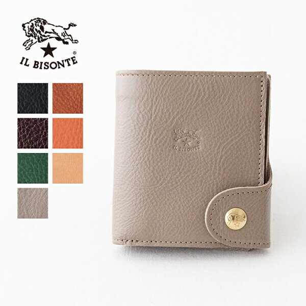 イルビゾンテ  ウォレット  (54252305441)  Leather Wallet  IL BISONTE(財布)  *送料無料* 【後払い決済不可】 *