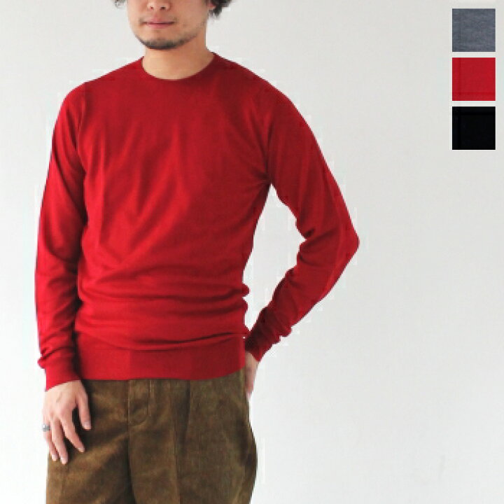 楽天市場】ジョンスメドレー 30G クルー長袖 (LUNDY) 30G L/S Crew 