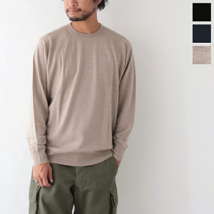 楽天市場】【MORE】【SALE 30%OFF】 ジョンスメドレー 24G 長袖クルー 