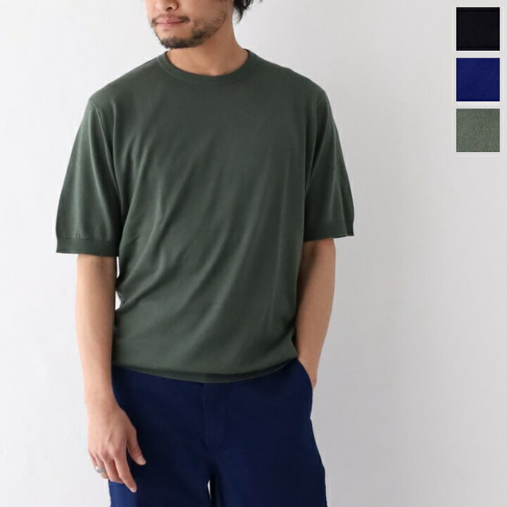 楽天市場】【SALE 20%OFF】 ジョンスメドレー 30G 半袖クルーネック 