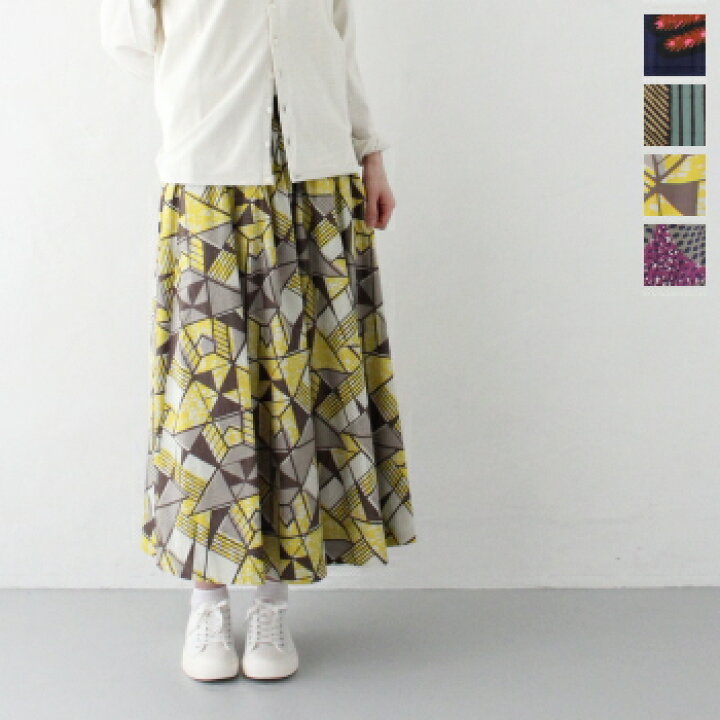 楽天市場】【SALE 20%OFF】ル グラジック バティックプリント フレア  