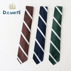 ディーシーホワイト クラブタイ レジメンタル (D243953) CLUB TIE Regimental D.C.WHITE(小物) *送料無料*【後払い決済不可】【ポイント10倍】ポイントアップ 1/16 20:00〜1/24 1:59