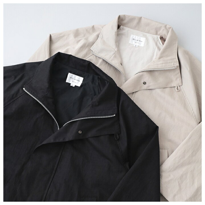 楽天市場】スティルバイハンド スタンドカラーコートハーフコート  