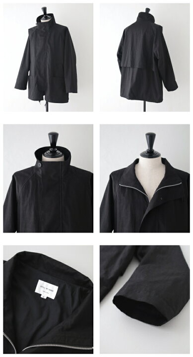 楽天市場】スティルバイハンド スタンドカラーコートハーフコート  