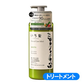 いち髪 ナチュラルケアセレクト スムース トリートメント ポンプ480mL ハーバルグリーンの香り