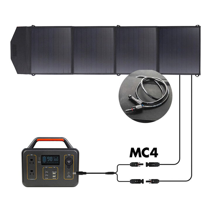 楽天市場 ポイント最大32倍 あす楽 送料無料 折り畳み式 ソーラーパネル 80w ソーラーチャージャー 折り畳み 充電 キット バッテリー 太陽光パネル 太陽光発電 ベランダ 小型 携帯 防水 ポータブル電源 コネクタ 防災 グッズ ケーブル アウトドア キャンプ 冬キャンプ