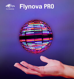 FLYNOVA PRO フライングボール ブーメラン ボール 飛ぶ 光る おもちゃ フライング スピナー 空飛ぶボール プレゼント クリスマス