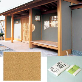 【4袋入】砂壁調 高級京外壁 KMKS 外壁専用 外装塗材 四国化成 Dワ 代引不可
