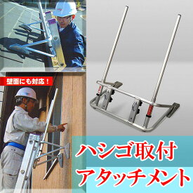 はしご昇降安全対策 アタッチメント ラダーキング 簡単取付 ハシゴ用 墜落防止 転倒防止 取付 エバー商会 アM 代引不可