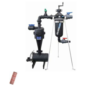 ハイドロサイクロン半自動洗浄スクリーンフィルターユニット 50mm HFP-1726 HFP-50×FZ-1726 スプリンクラー 水まき イリテック カ施 代引不可