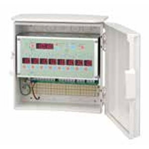 自動散水制御装置 デジタル式 オートレインタイムスイッチ 8系統 FV801 入出力電圧 AC100V AC200V 自動かん水 制御盤 初心者 簡単 イリテック カ施 代引不可