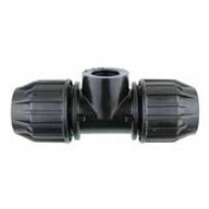 ポリエチレンパイプ継手 90°メスネジ付チーズ AP-50R AP-7140-50×2"×50 外径63.0mm×内径55.0mm 潅水 …
