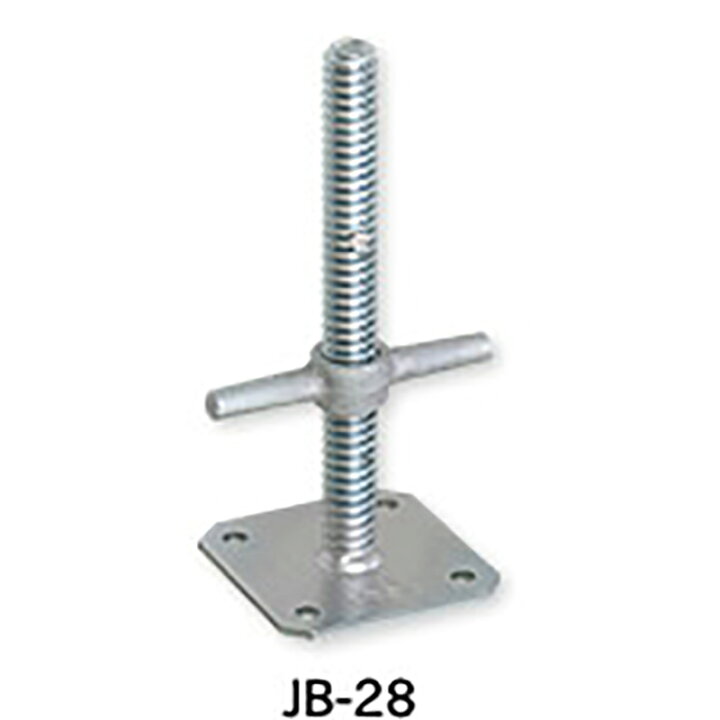 楽天市場】ジャッキ ベース 直径34mm用 JB-28 6本入 枠組部品 単管 