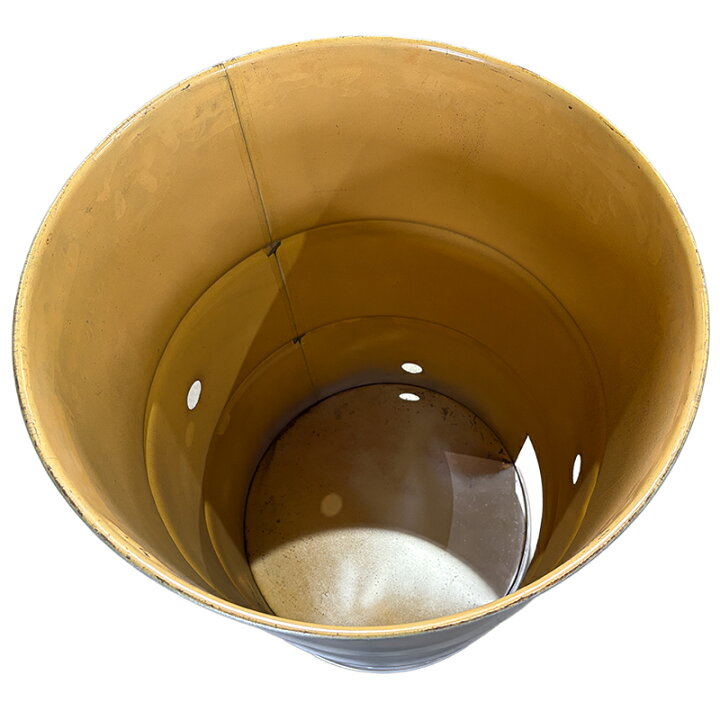 楽天市場】ドラム缶焼却炉オープンドラム 下小窓蝶番蓋付 200L カラー 