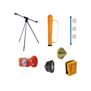 ピンボールプリズムユニット ポケQ 1インチ Cセット 1-127-1D プリズム定数 +-0mm 測量 北別 STS AL 代引不可