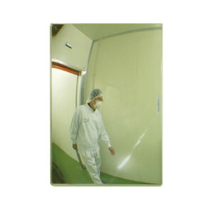 安全ミラー FFミラー通路 片側用 通路の片側を見たい時 接着タイプ FT23A W230×H330 室内専用 GOOD DESIGN コミー アM 代引不可