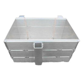 ゴンドラ用フリーアルミBOX Bタイプ 刈込鋏差し付 380x225x190 ゴンドラ取付用工具 道具入ボックス 軽トラ荷台にも ミツルD