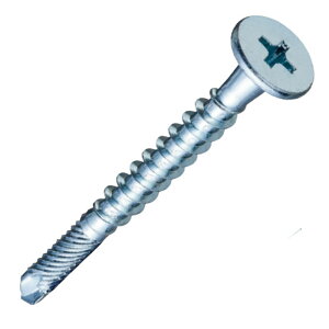 鋼板屋根 スレート瓦 用 スクリュー平頭 SKSH-4.5x45 45mm 300本入 ネジ 下穴なし で 簡単施工 サンコーテクノ カSD