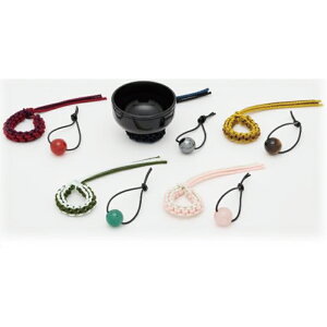 オトノスイッチ 組紐付き おりんx1と天然石x1 組紐のセット おりんカラー選択 天然石選択 仏具 後飾り 仏前 日本製 葬祭 慰霊 葬儀 久乗おりん 山口久乗 D