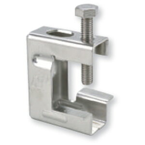 形鋼 吊り金物 ステンレス HCクランプ N-144111-010 W3/8 適合フランジ厚3-24 各種形鋼用 日栄インテック アMD