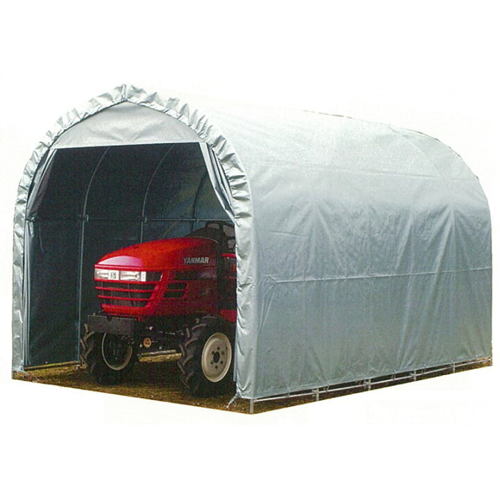 楽天市場 パイプ 車庫 倉庫 埋込式 Gr 10 3 6mx 5 3ｍx2 4ｍ 22単管パイプ 南栄工業 個人宅配送不可 代引不可 プラスワイズ建築店