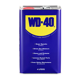 高性能防錆潤滑剤 WD-40 マルチユースプロダクト 4L 4本入 WD04L ベタつかない メンテナンスツール カSD